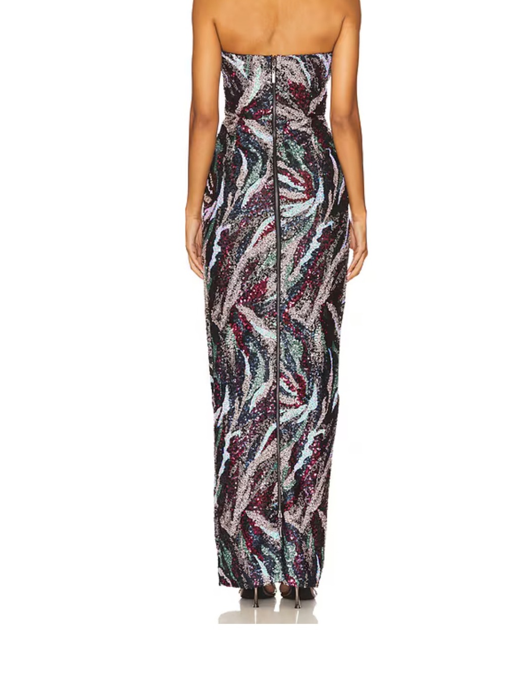 New with Flaw - Bronx and Banco Dahlia Maxi Dress in Pink Multi US 2 XS - Picture 2 of 12